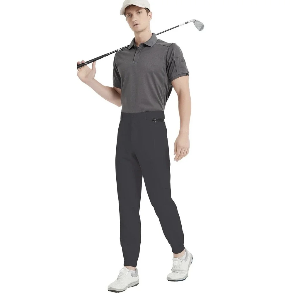 NWT LESMART Men's Golf Pants Joggers Stretch Lightweight Slim Fit Pants sz.38